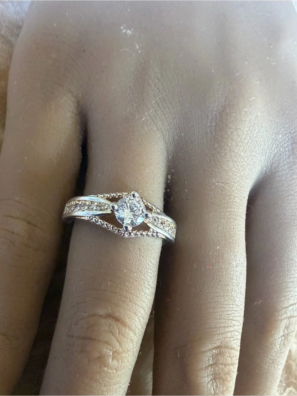 Stainless steel AAA CZ ring 💍